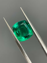 4.25Ct Cushion Colombian Emerald