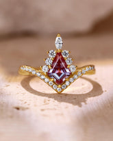 AELIA One-of-a-Kind Kite Cut Alexandrite Engagement Ring