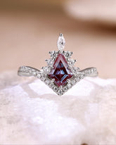 AELIA One-of-a-Kind Kite Cut Alexandrite Engagement Ring