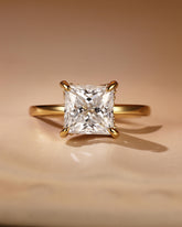 AIRI Hidden Halo Princess Cut Engagement Ring