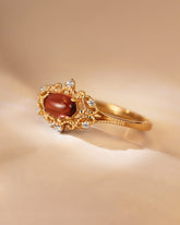 ROWAN Vintage Garnet Engagement Ring