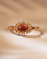 ROWAN Vintage Garnet Engagement Ring