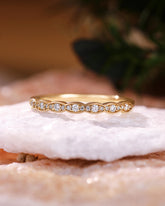 SELAH Half Eternity Moissanite Wedding Band