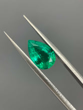 3.55Ct Pear Colombian Emerald