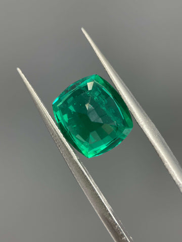 4.25Ct Cushion Colombian Emerald
