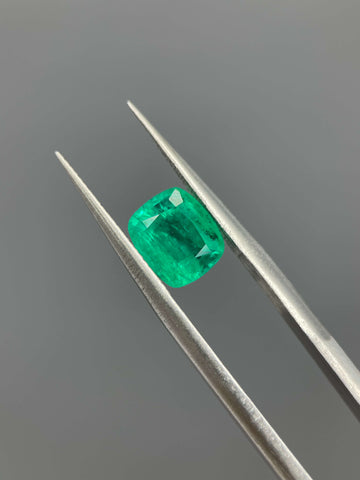 1.60Ct Cushion Colombian Emerald