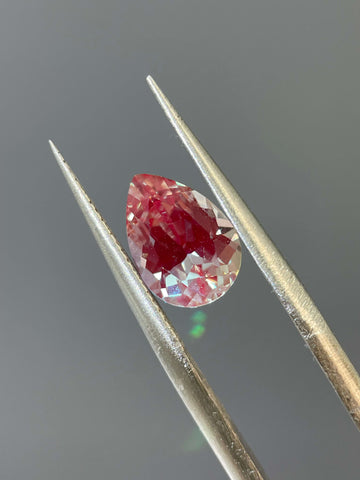 2.65CT Color Change Pear Lab Grown Alexandrite