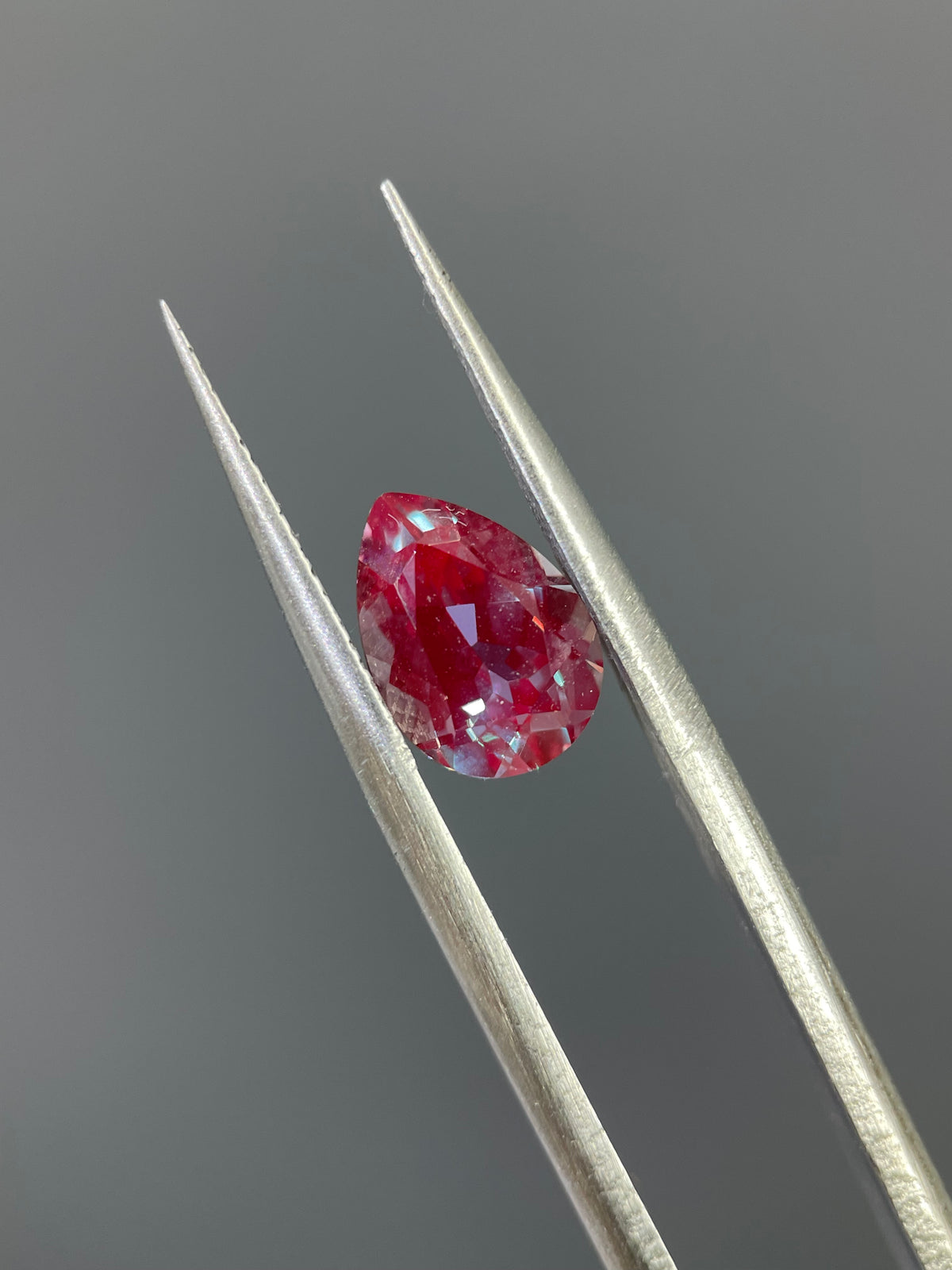 2.50CT Color Change Pear Lab Grown Alexandrite