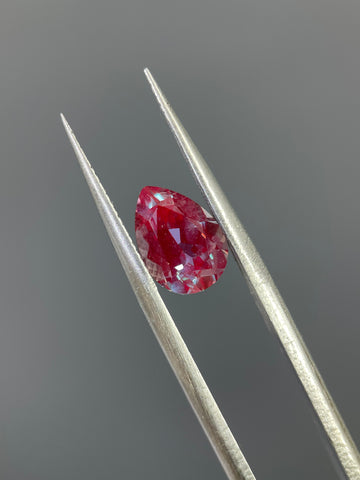 2.50CT Color Change Pear Lab Grown Alexandrite