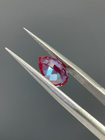 2.50CT Color Change Pear Lab Grown Alexandrite