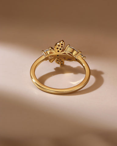 VANESSA Fantasy Butterfly and Bee Ring