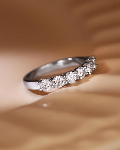 ISLA 7-Stone Moissanite Promise Ring