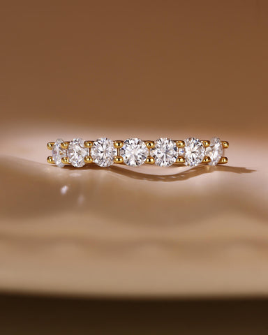 ISLA 7-Stone Moissanite Promise Ring