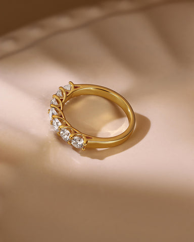 ISLA 7-Stone Moissanite Promise Ring