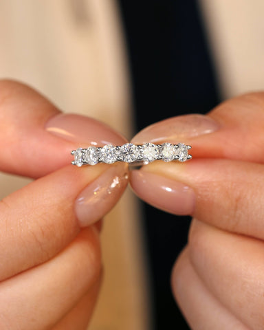 ISLA 7-Stone Moissanite Promise Ring