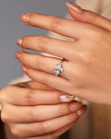 VANESSA Fantasy Butterfly and Bee Ring