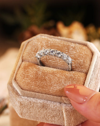 ISLA 7-Stone Moissanite Promise Ring