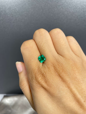 1.35Ct Asscher Colombian Emerald