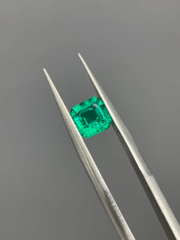 1.35Ct Asscher Colombian Emerald