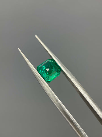 1.35Ct Asscher Colombian Emerald