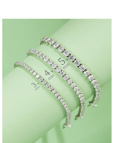 3MM Tennis Chain Necklace